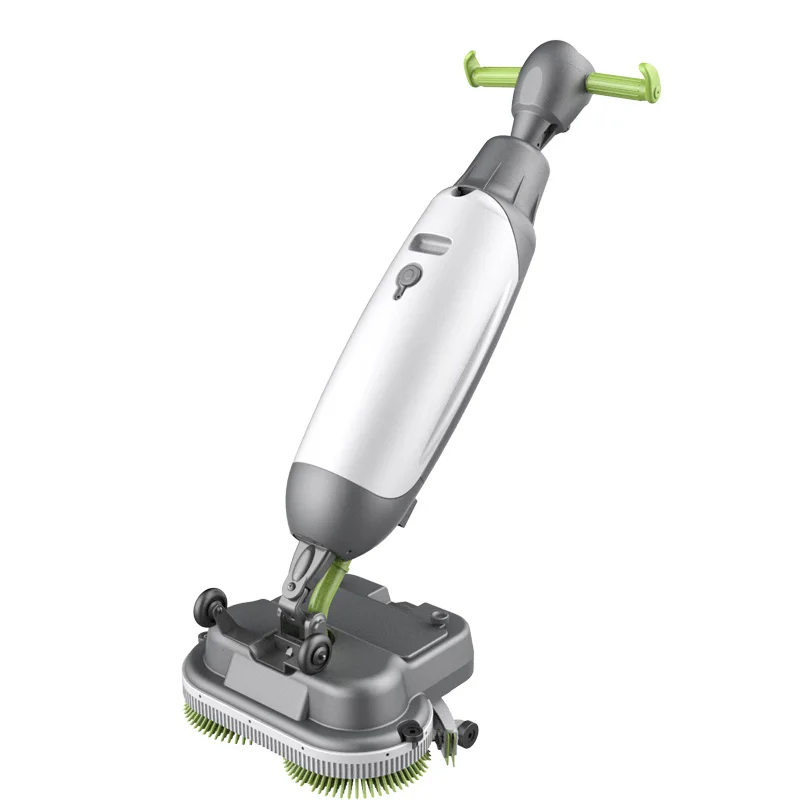 

C430BN 8inch mini battery walk behind tile floor cleaning machine scrubber dryer with foldaway handle