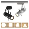 20W Graphics Cut Light  5W 10W 15W LED track Spotlights Adjustable Square Shape Painting Lamp for Museum Art Gallery Church 1