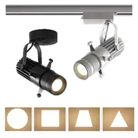 20W Graphics Cut Light  5W 10W 15W LED track Spotlights Adjustable Square Shape Painting Lamp for Museum Art Gallery Church 1