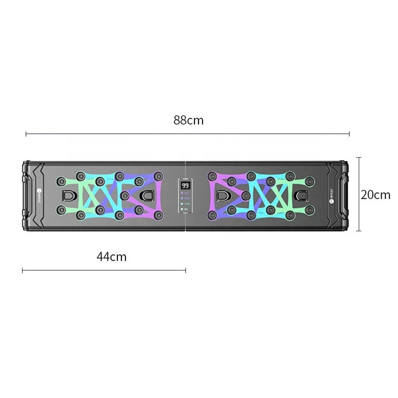 New Counting Folding Push Up Board Multifunctional Exercise Abdominal Muscle Enhancement Gym Sports Portable Fitness Equipment