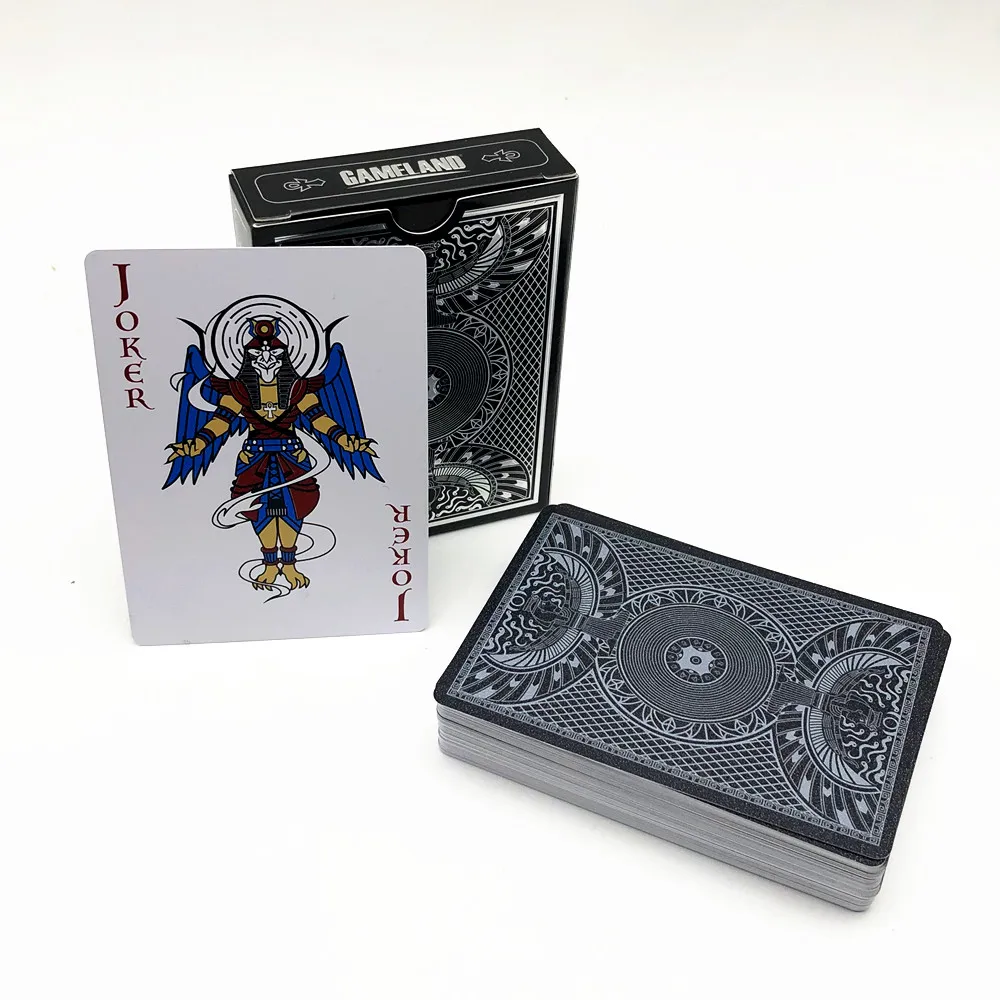 Plastic Poker Cards Waterproof Durable Mysterious Egypt Playing Cards Family Game Gift 1 Deck L717