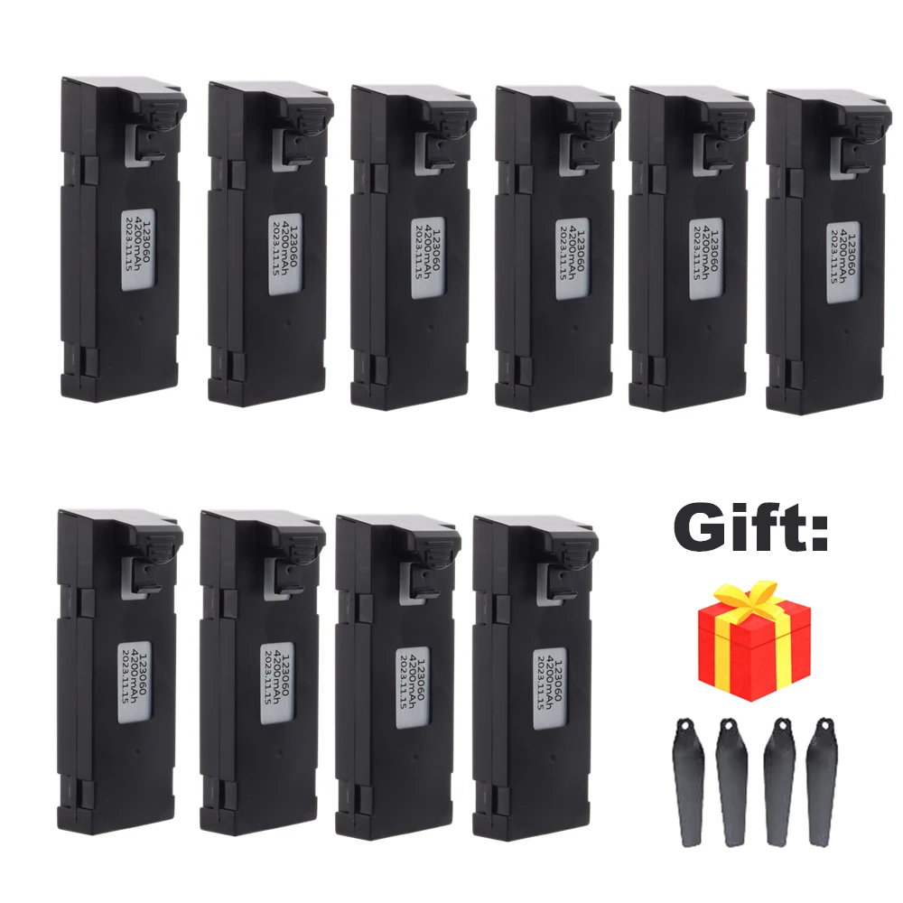Batería De Litio Para Drones RC De 3,7 V, 1200 MAH, Con Cable
