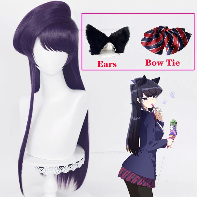 Komi-san wa Comyushou desu Komi Can't Communicate Komi Shouko Osana Najimi  Bluish Purple Cosplay