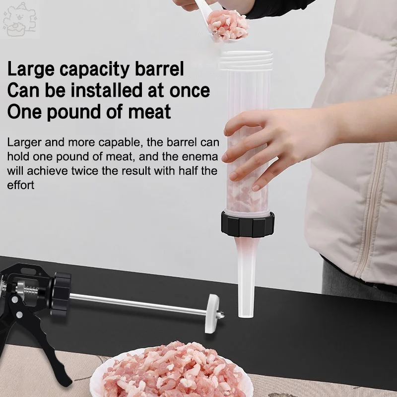 Sausage Maker Sausage Stuffer Jerky Gun Manual Meat Syringe Home Made Homemade Tool Small Tool Filler