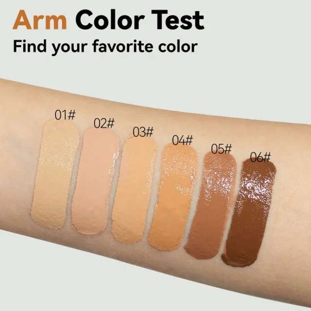 Crème de fond de teint liquide pour le visage, contrôle de l'huile, étanche, longue durée, correcteur, couverture complète, base de maquillage professionnelle, 256 BBCream 3