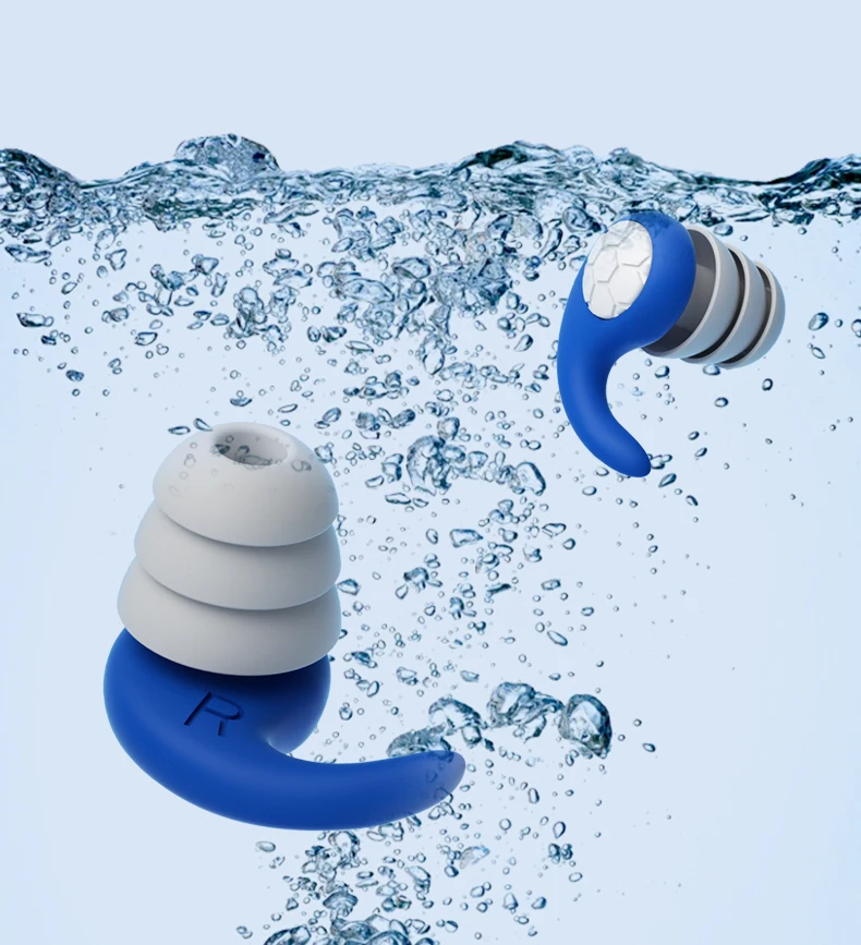 1Set Ohrstöpsel zum Schlafen Tapones Para Dormir Lärmreduzierung Wasserdicht Schwimmen Ohrstöpsel Schutz Oordopjes Ohrstöpsel Set – Detail 9