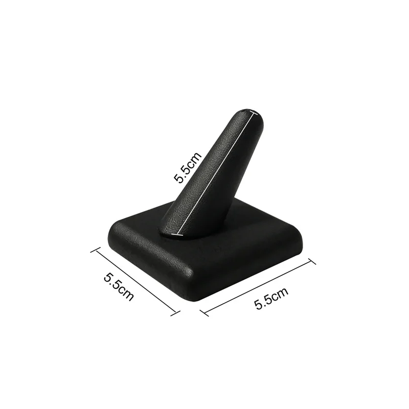 High-quality Velvet Or PU Leather Jwelry Display Stand Ring Storage Display Stand Jewelry Store Counter Display Stand For Rings