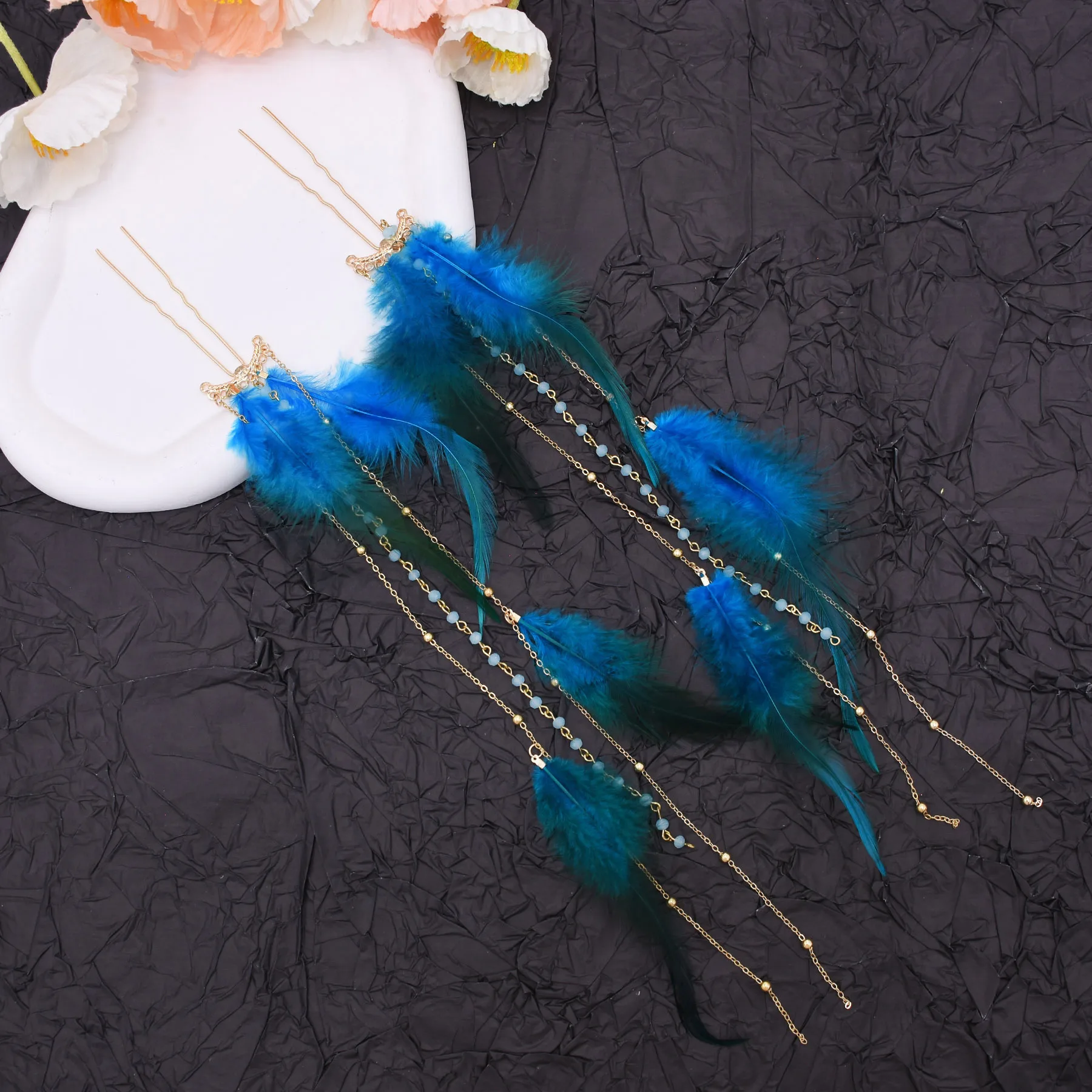 Super Elegant Bold Blue Hairpin Set to Enhance your Casual  display picture 2