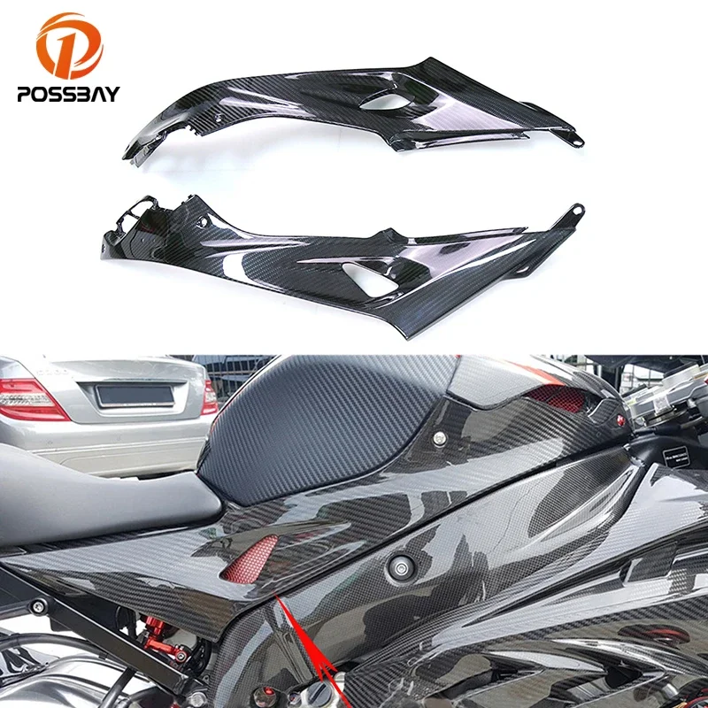 

2 шт., аксессуары для BMW S1000RR 2015 2016 2017 2018 из углеродного волокна