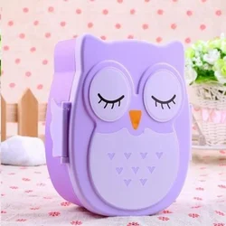 Kids' Portable Bento Lunch Box with Cutlery Set (Purple)