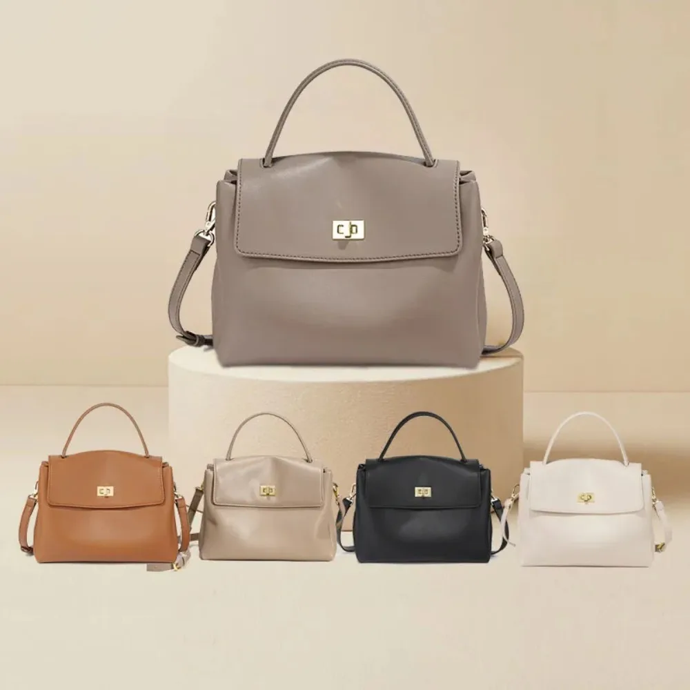 

Женская сумка через плечо из мягкой кожи, с металлической пряжкой