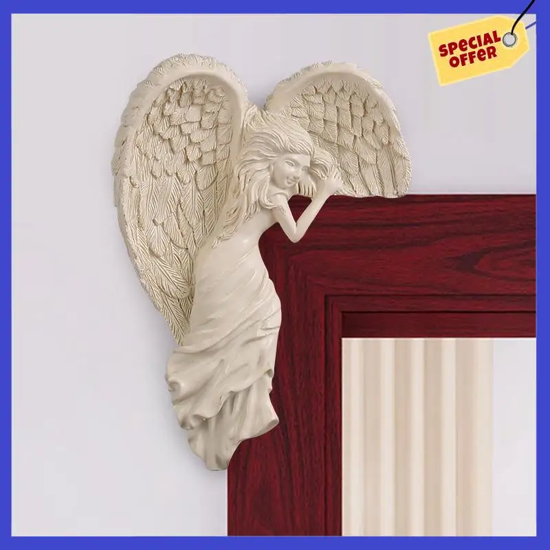 Resin Angel-Wings Sculpture Photo Frame-Decor Kit Crafts Ornament For Festival Or Weddings