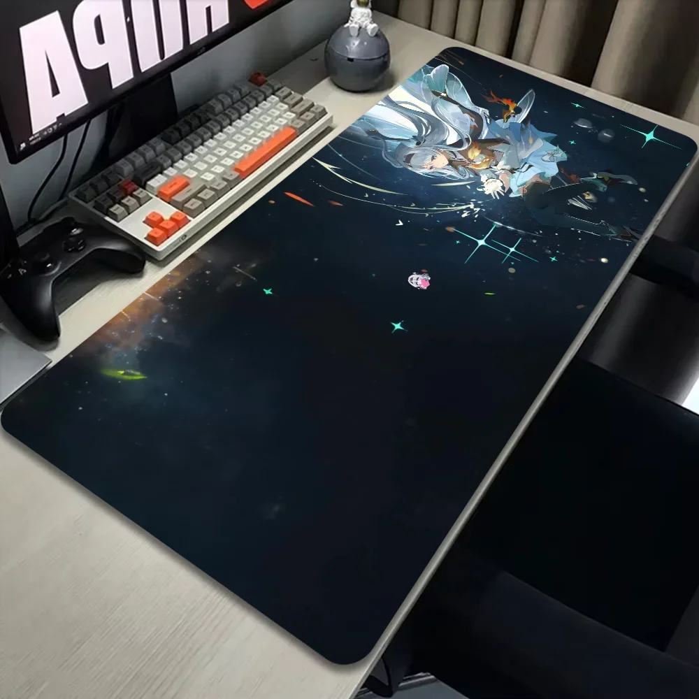 Firefly H-Honkai Star Rail  Mousepad Large Gaming PC Compute Gamer Keyboard Mouses 2