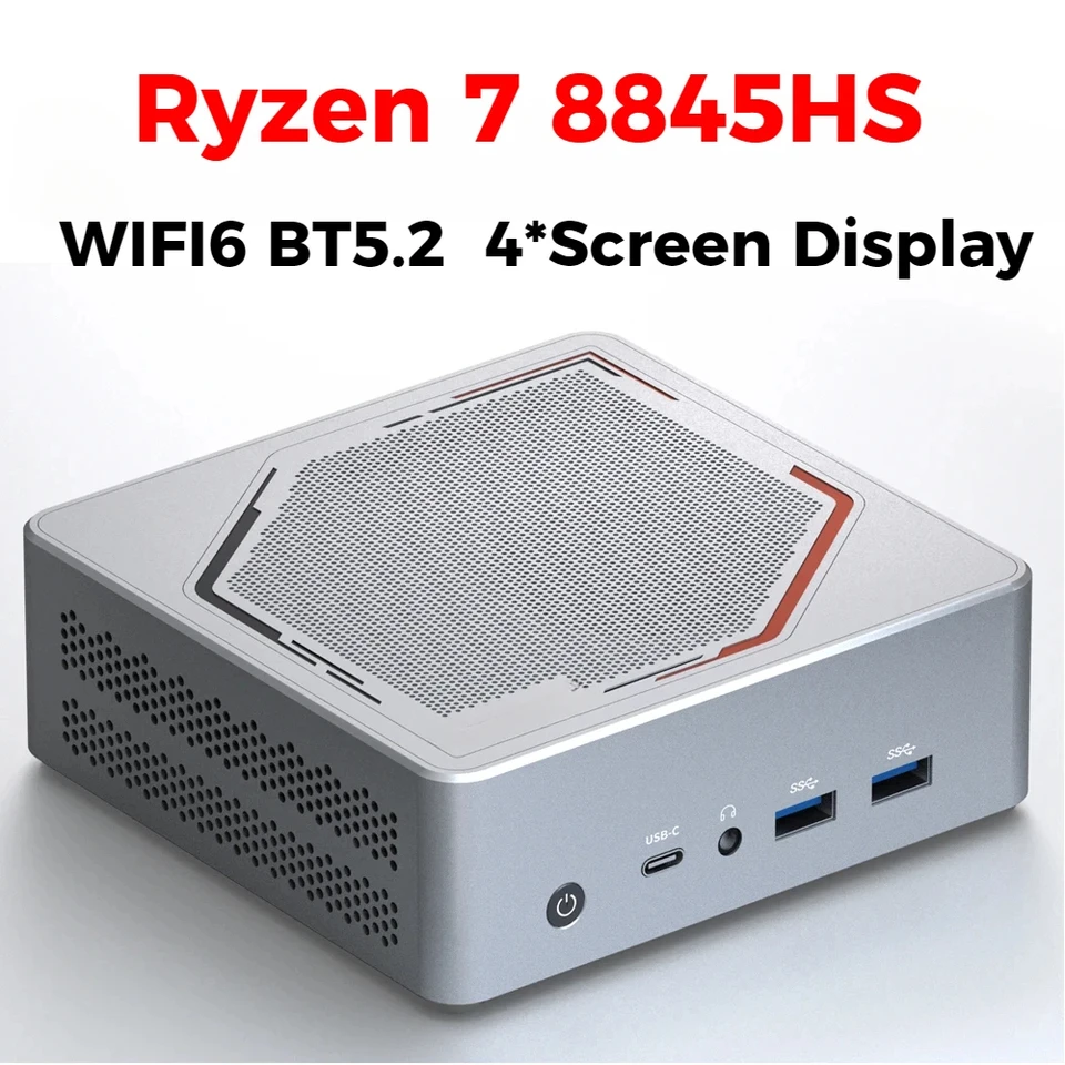 SZBOX Z88 AMD Ryzen 7 8845HS Mini PC Windows 11 DDR5 32GB