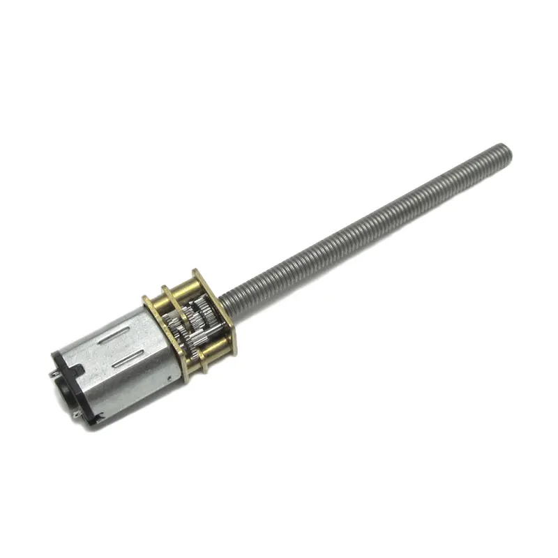 DC 6 / 12V Getriebemotor mit langer Abtriebswelle M4 x 100mm, Getriebe DC 6 / 12V Getriebemotor mit langer Abtriebswelle M4 x 100mm, Getriebe