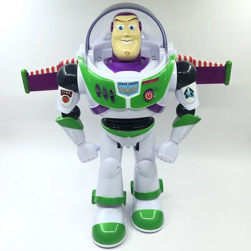 2022 Disney Buzz Lightyear Toy Story 28cm Talking PVC Action Figures cartoon Doll Model children Toys kids Birthday Gifts