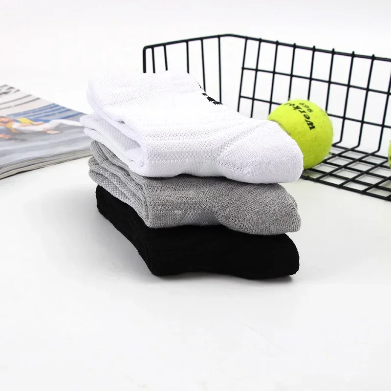 Socks Basketball men's towel bottom anti slip sports boat outdoor short and medium length elite quick drying running badminton socks,tennis socks