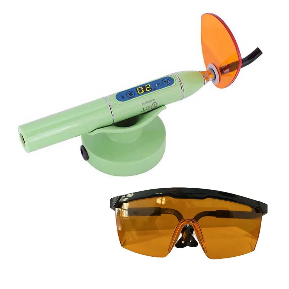 Dental Lab Curing Light Guide Suggerimenti Per Asta In Fibra Led Cure Lamp Shield Plate Pannello Ombreggiante Ottico Paziente Uv Blue Lights Goggle Gl