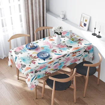 Romantic Floral Tablecloth 1