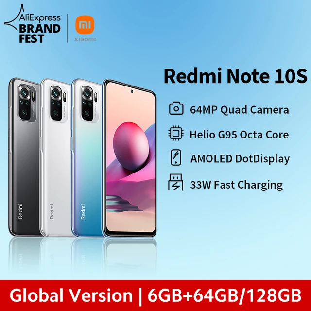 Xiaomi Redmi Note 10s Global Version  Xiaomi Redmi Note 10s Mobile Phone -  Version - Aliexpress