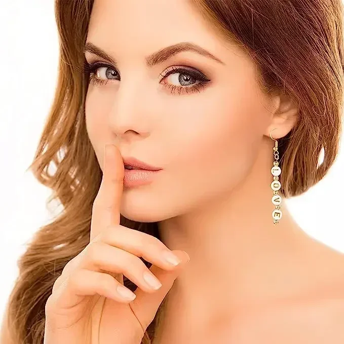 100/200/300/500pcs Mixed Acrylic Letter Beads Flat Round Spacer Alphabet Beads For Jewelry Making Diy Bracelet Necklace 4x7mm