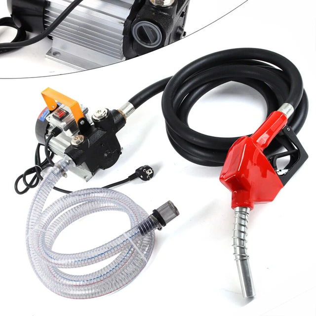 12V 230V diesel pump organic fuel oil pump self-suction oil pump automatic  gun