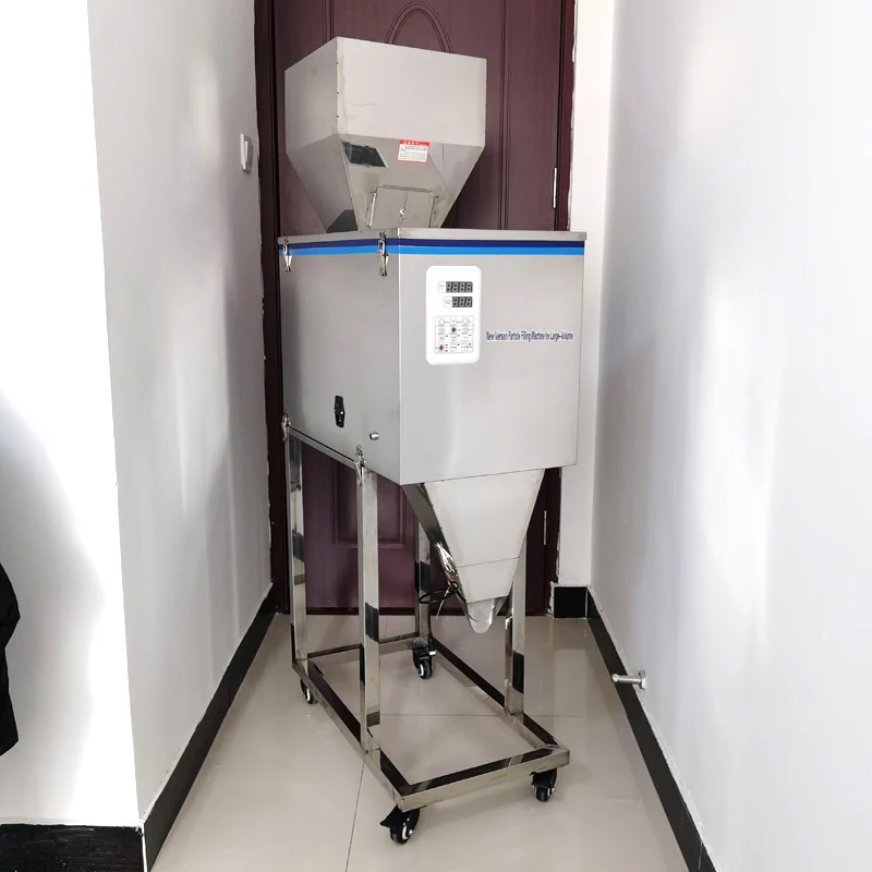 

Stainless Steel Grain Dispenser Commercial Electric Weight Adjustable Granule Powder Filling Machine