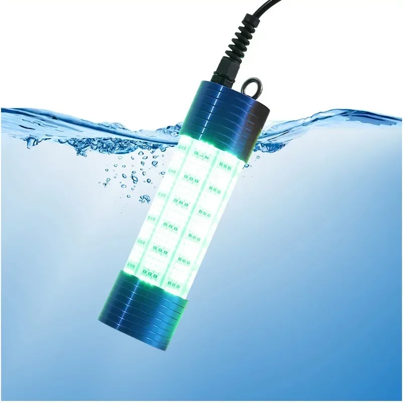 Outdoor Waterproof LED Fishing Boats Lure Fish To Gather Fish-gathering Lights Green 150V Marine Sea Fishing Attract Squid Lamp