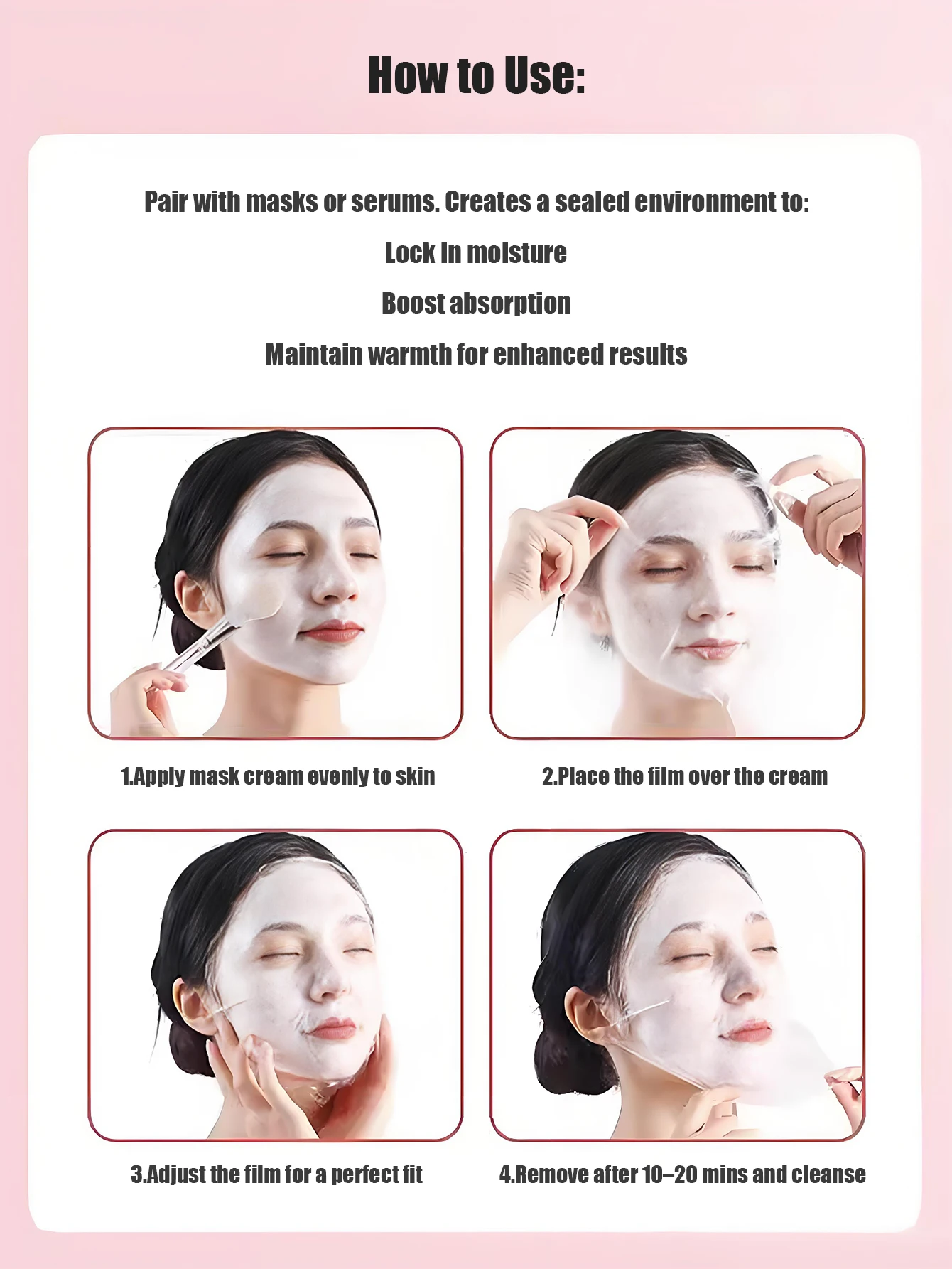 Ultra-Thin Disposable Face Mask Sheets - 500/1000 Pcs
