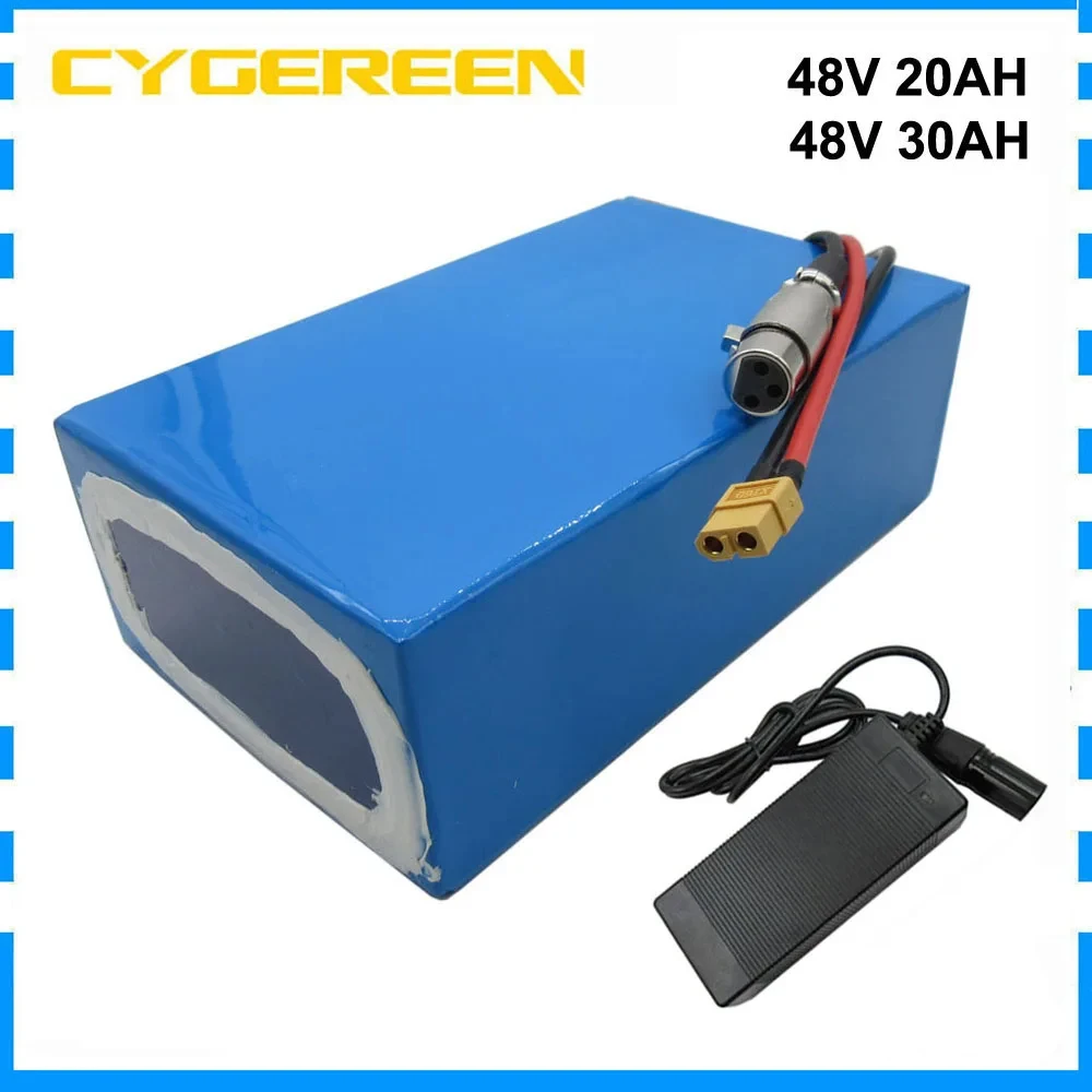 

48V 20AH 30AH Lithium ion Ebike Scooter Battery Pack 1000W 2000W 13S 48 Volt Electric Bike Bicycle 18650 Bateria Akku