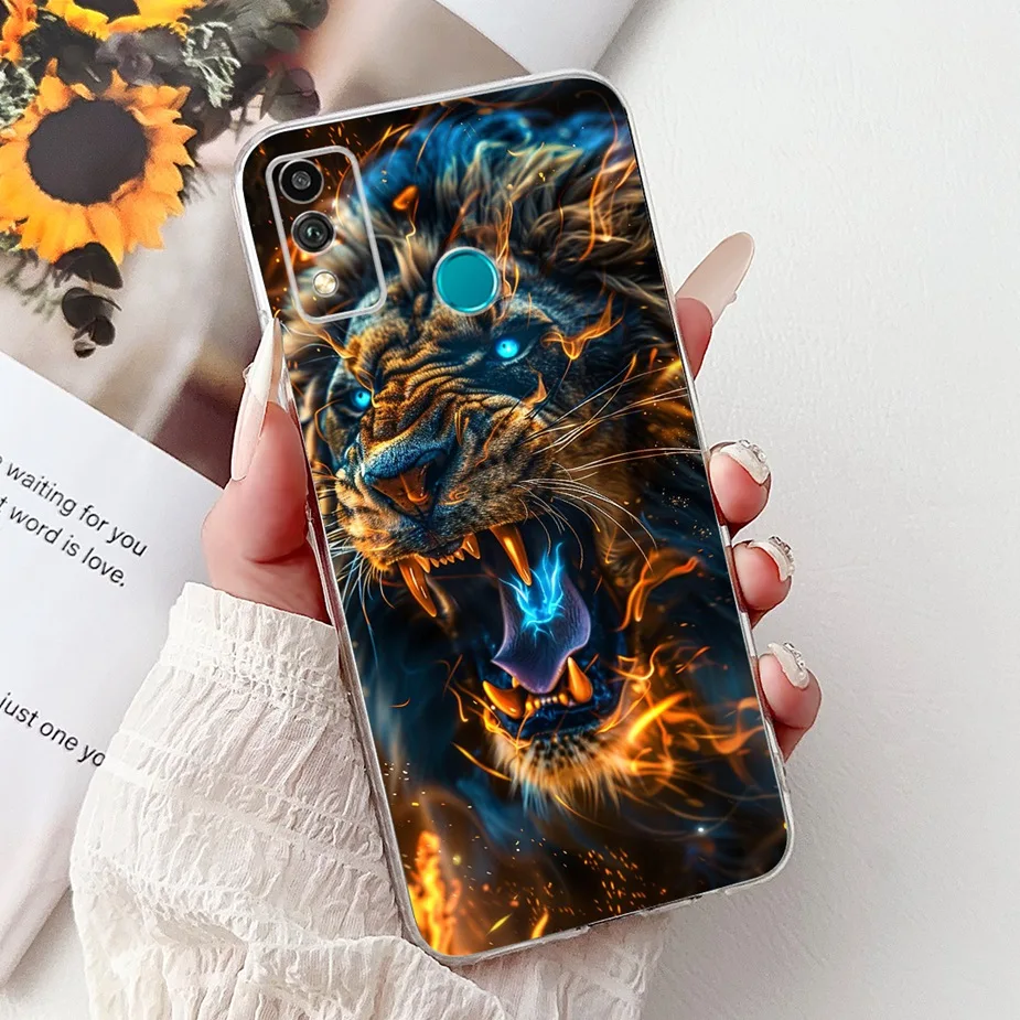 Luxury Painted Soft Slim Phone Case for Honor 9X and 10X Lite