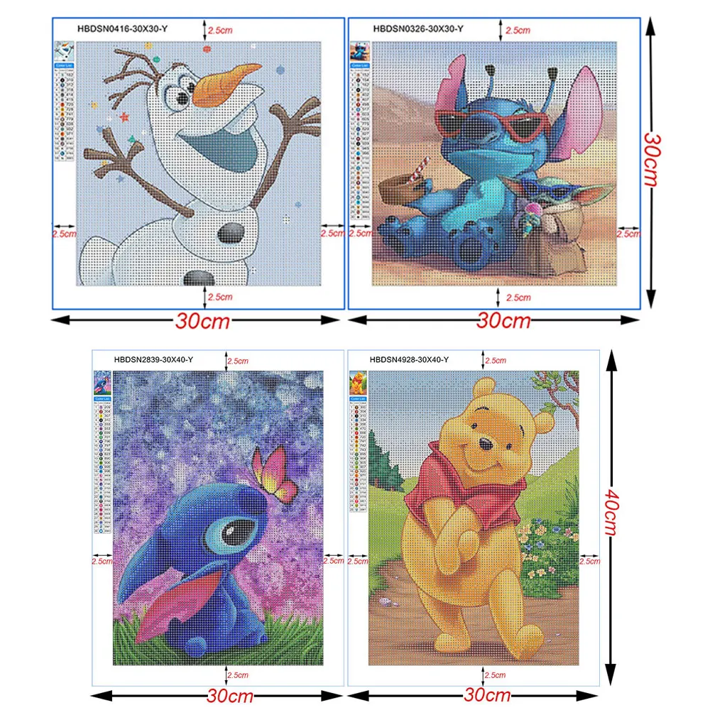 Disney Stitch Diamond Painting Cartoon decorazione per la casa dei bambini  5D fai da te pieno rotondo mosaico ricamo arte fatta a mano punto croce -  AliExpress