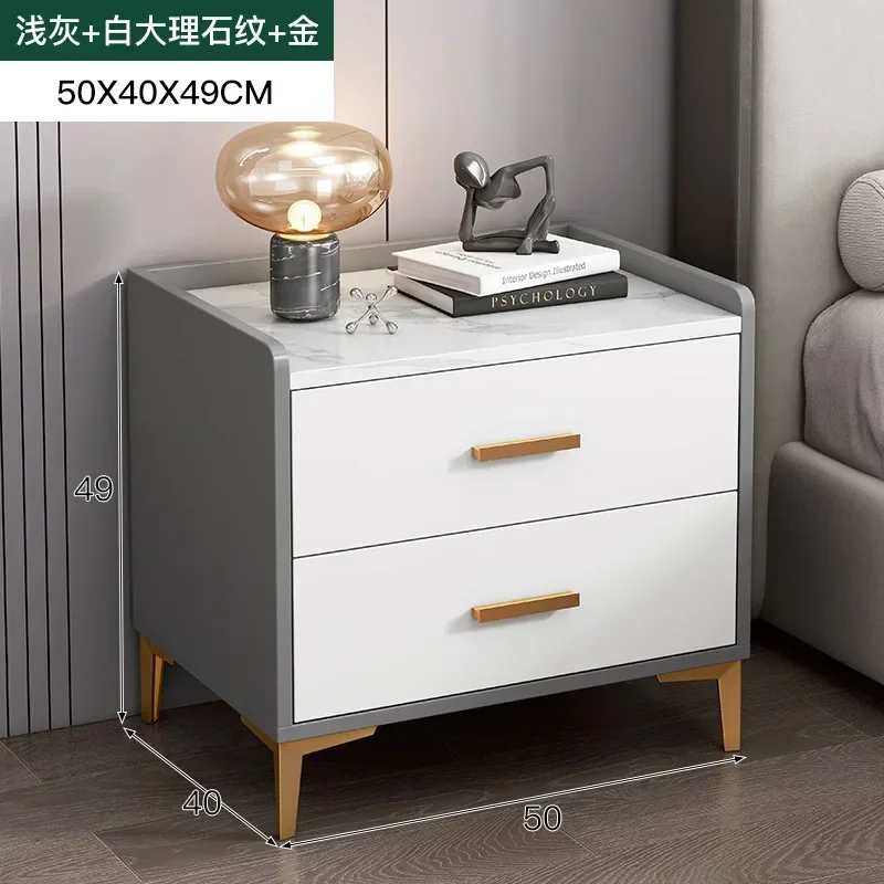 

SH 2023 Year New AOLIVIYA Nightstands Bedside Table Modern Minimalist Bedroom Italian Locker Small Storage Cabinet Bedside Cabin