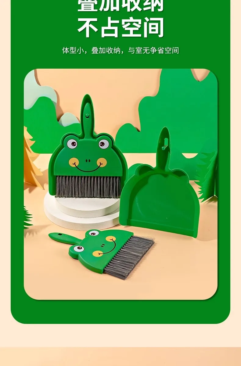 Mini Cartoon Desktop Cleaning Broom - Image 10