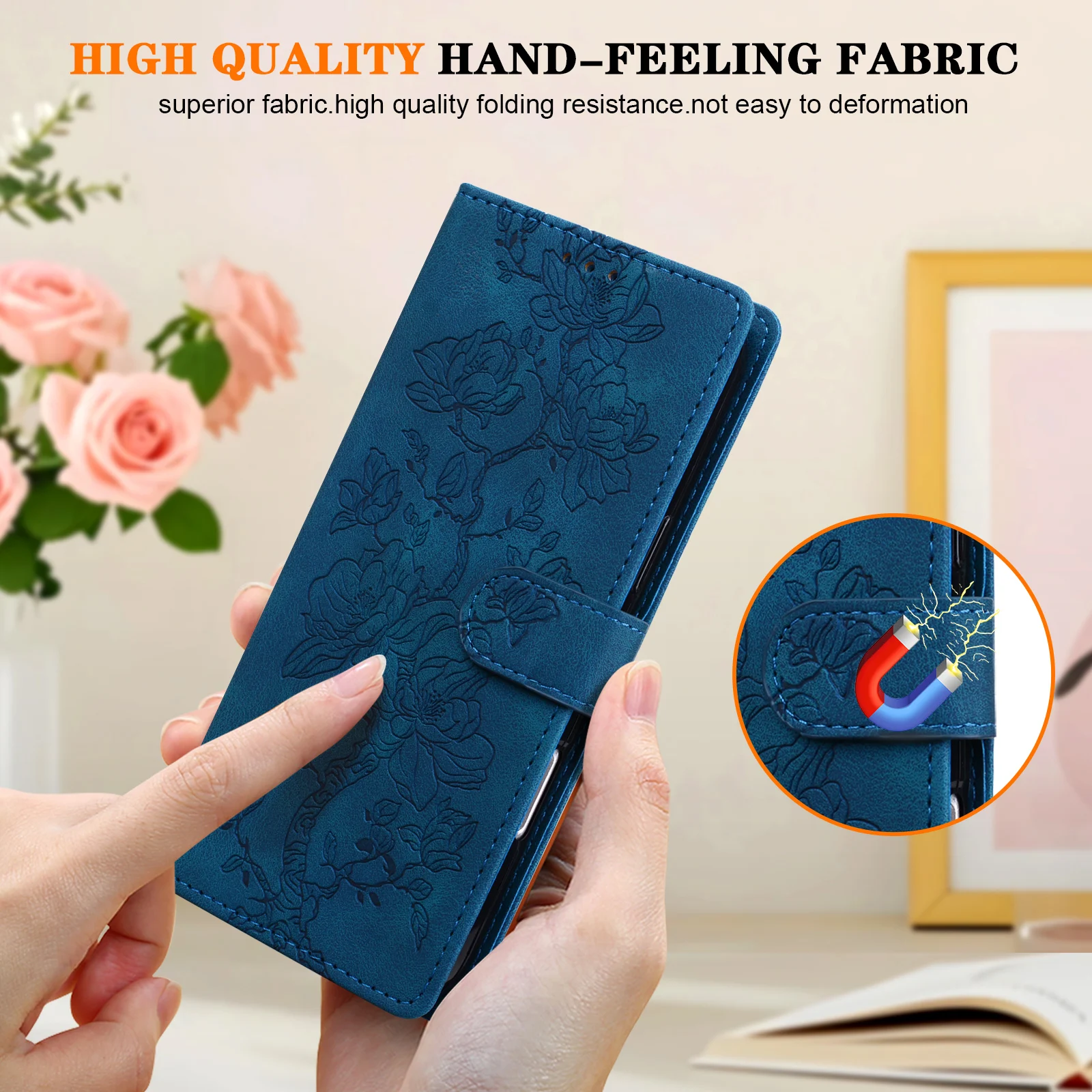 Magnetic Flip Leather Wallet Phone Case