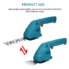 E-5 Lithium Cordless Electric Hedge Trimmer Handheld Dual-Purpose Hedge Trimmer Bush Trimmer for Pruning Shrub Branch Lawn 5