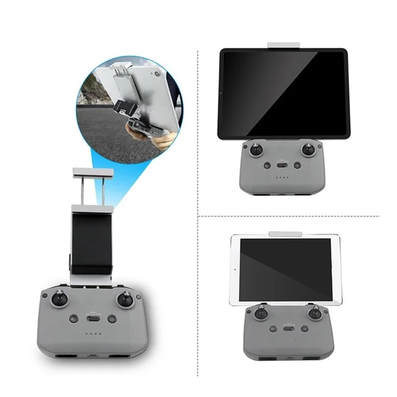 Support tablette en aluminium pour télécommande DJI Mini 2, Air 2, Mini 3, plié pour le transport