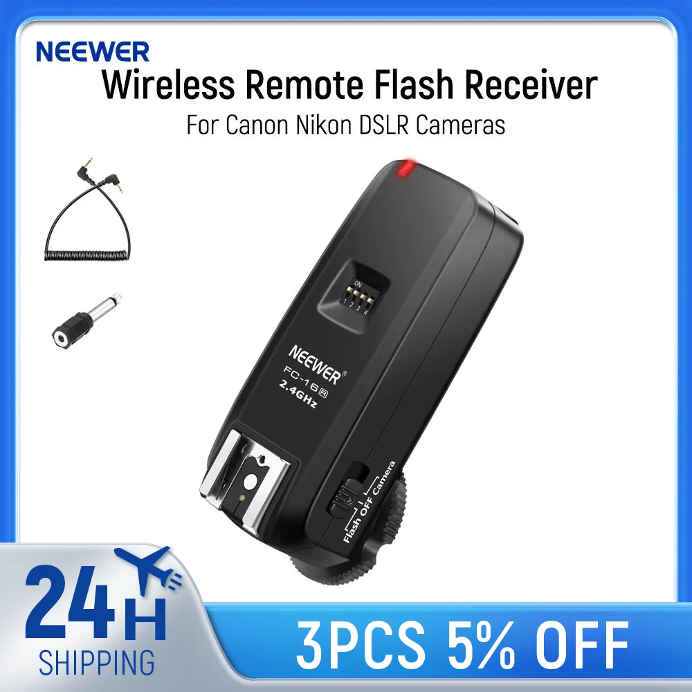 Neewer FC-16 16 Channels Wireless Remote Flash Receiver For