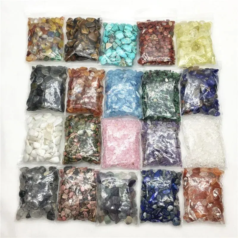 Natural Polished Quartz & Crystal Gemstone Collection - 100g Assorted Bulk Stones