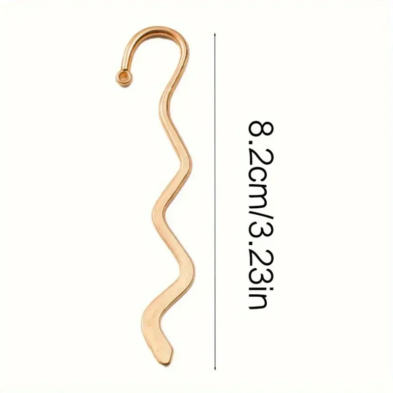 Wave Bookmarks DIY Retro Decoration Holder Book Mark School Office Stationery Supply Reading Accessory 10Pcs bookmark page holder,bookmark holder,floral painting bookmark
