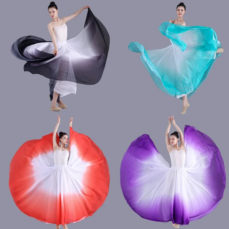 

360 Degree Elegant Spain Flamenco Dance Dresses for Women Stage Performance Long Dancing Skirts Costumes Female Vestido