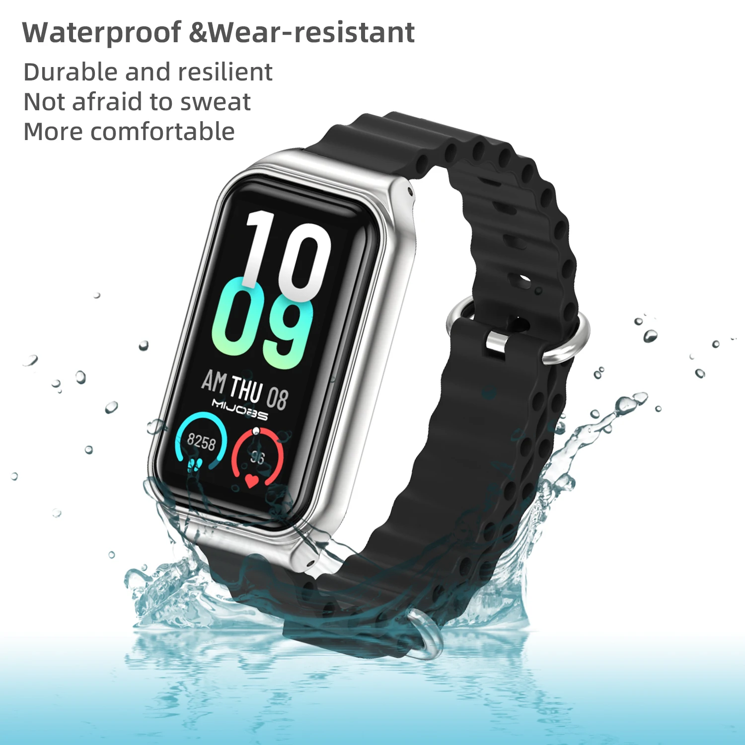 Amazfit Band 7 팔찌 소프트 워치 용 실리콘 스트랩 Amazfit 7 밴드 방수 시계 밴드 교체 팔찌