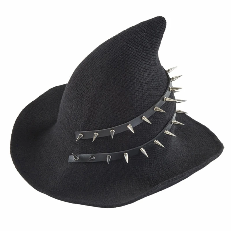 

Wool Witch Hat For Women Halloween Witch Hat Witch Party Pointed Wizard Hat