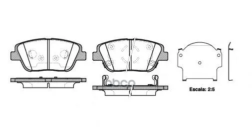 Pads TORM. PER. REMSA item No. 1423.02 | Автомобили и мотоциклы