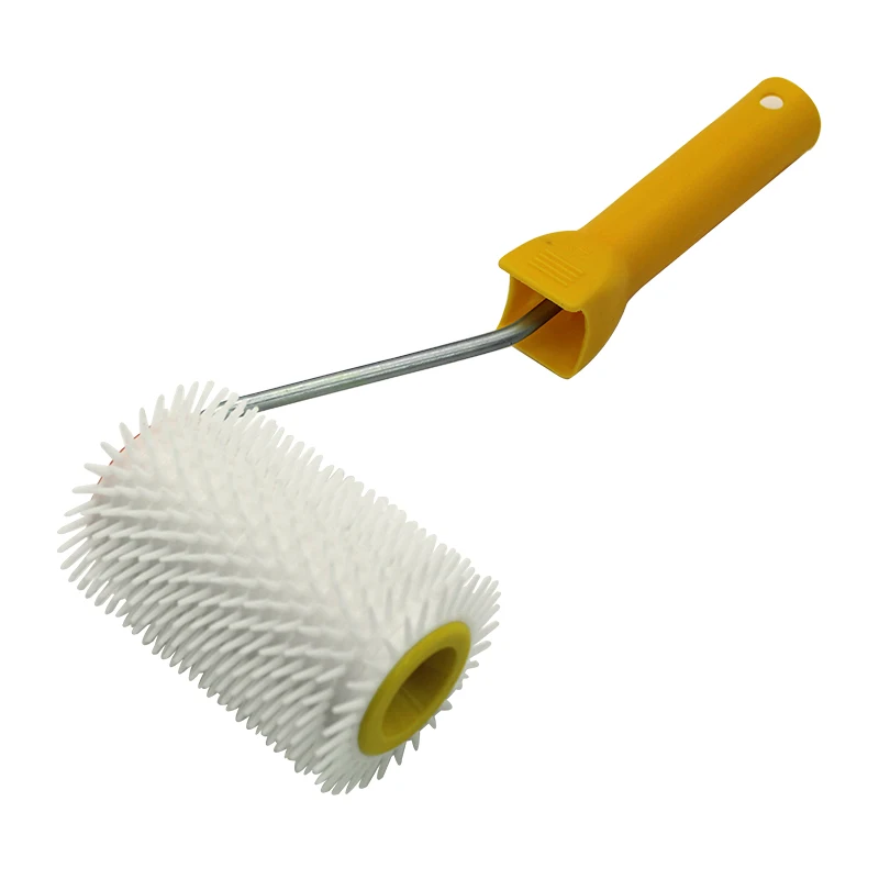 Hand Squeegee Roller Self Leveling Defoaming Brush Floor Vent White Spiked  Silicone - AliExpress