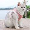 Rabbit Fur Cat Dog Harness and Leash Set Winter Pet Outdoor Walking Supplies Reflective Adjustable Kitten Puppy gatos Harnesses 3