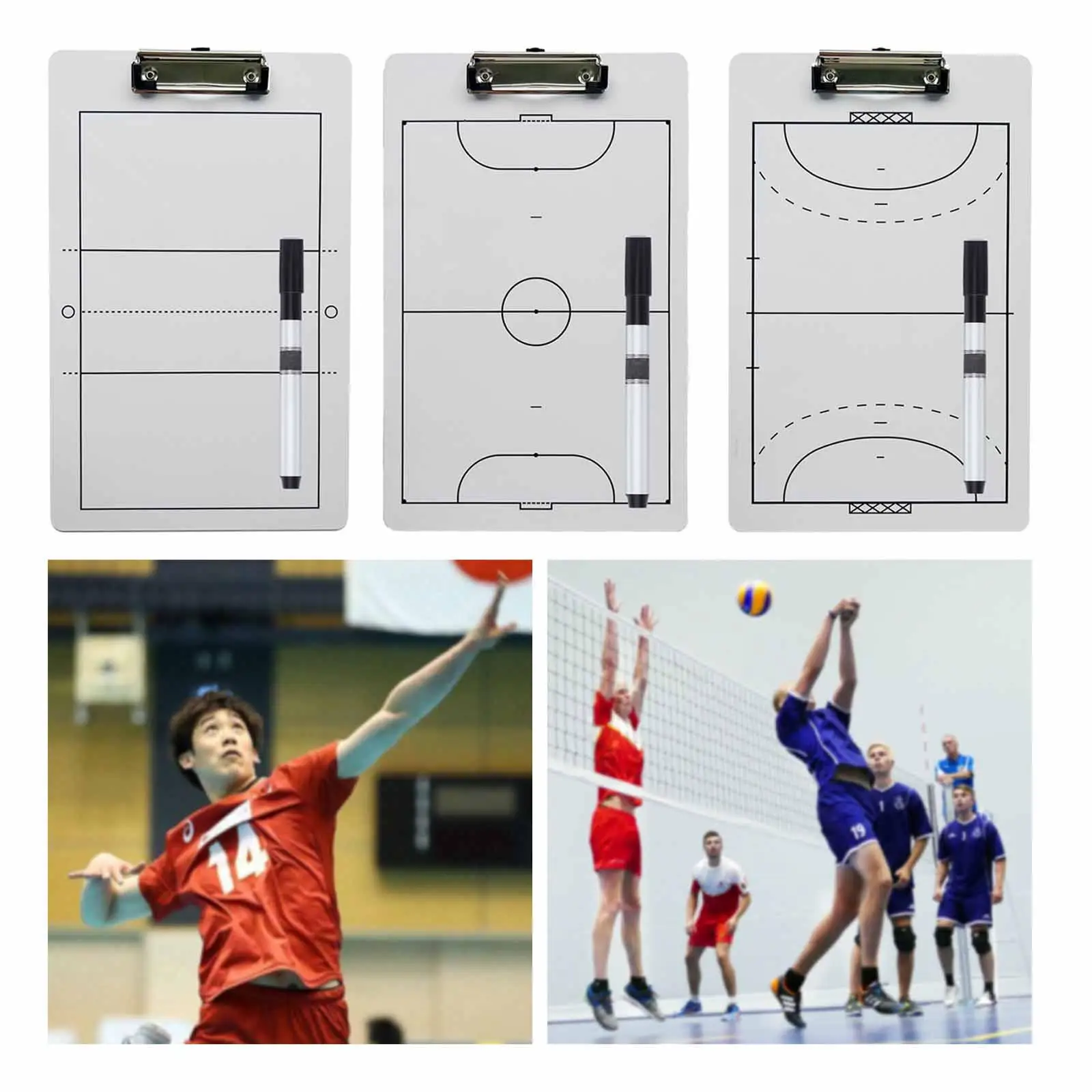 Volleyball Tactic Coaching Boards Guidance Training Aid Game Handball Teaching Assistant Portable Strategy Tactic Clipboard Volleyball Tactic Coaching Boards Guidance Training Aid Game Handball Teaching Assistant Portable Strategy Tactic Clipboard