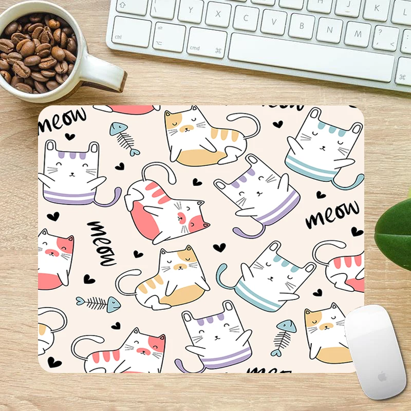 Коврик игровой для мыши с рисунком кота, 18 х22 дюйма