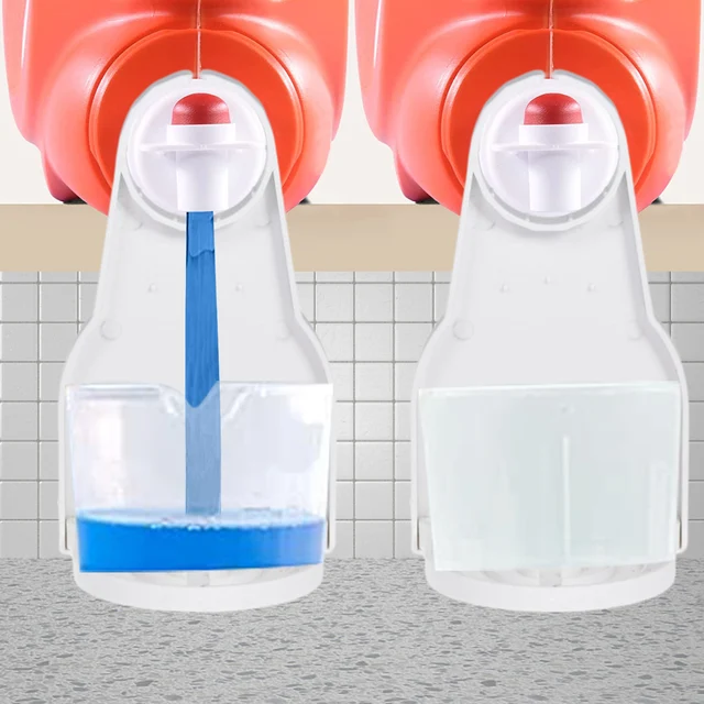 Plastic Laundry Detergent Cup Holder with Silicone Tray Fabric Softener Laundry  Soap Dispenser Drip Catcher Laundry Room Tool - AliExpress