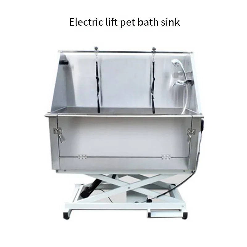 304 Stainless Steel Pet Dog Cat Bathtub Electric Lift Bath Multi-functional Spa Bath Bathtub Convenient 2024 Newest Bathtub